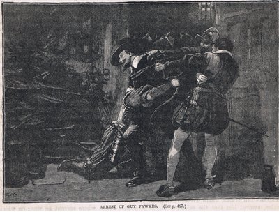 The arrest of Guy Fawkes 1605 by Gordon Frederick Browne